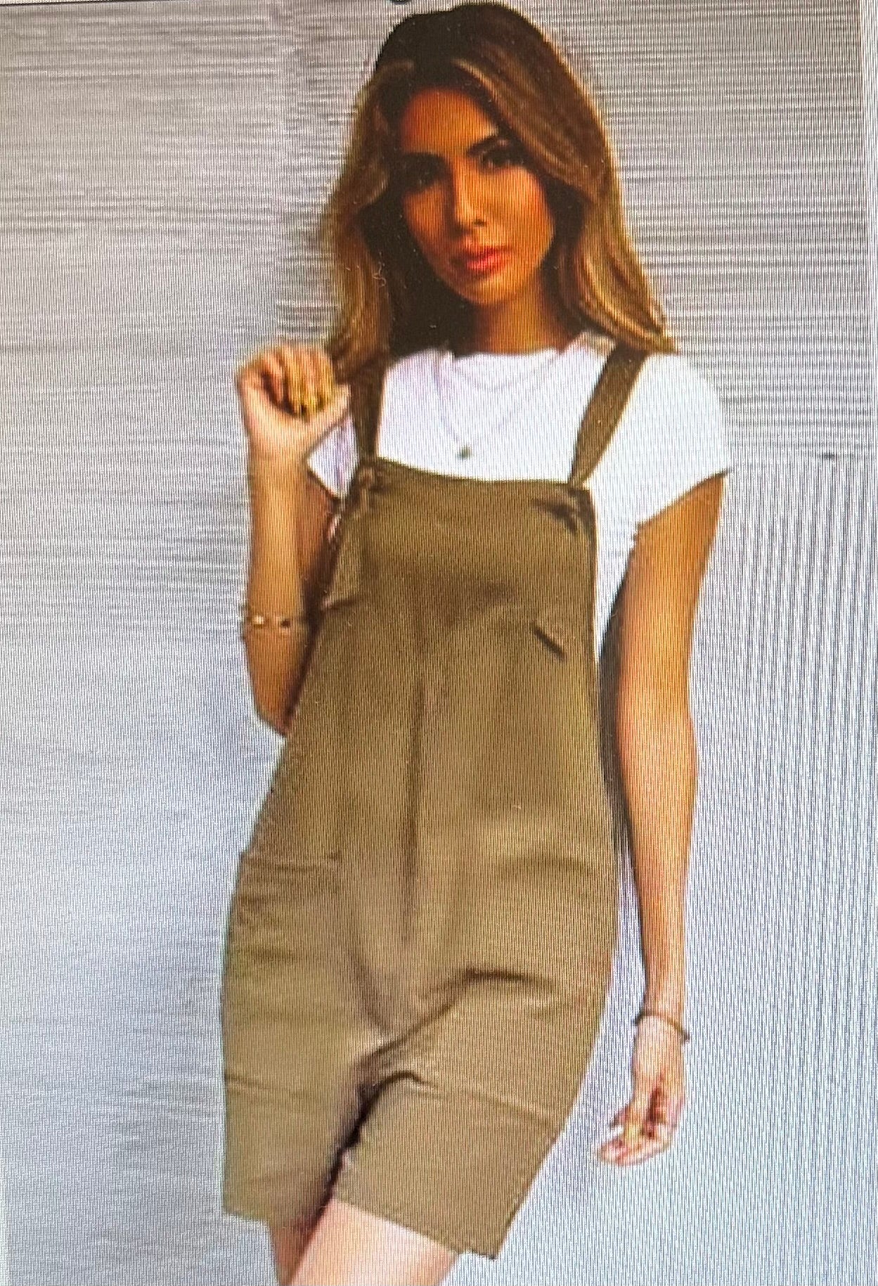 POCKETS and Straps Solid Color Jumpsuit