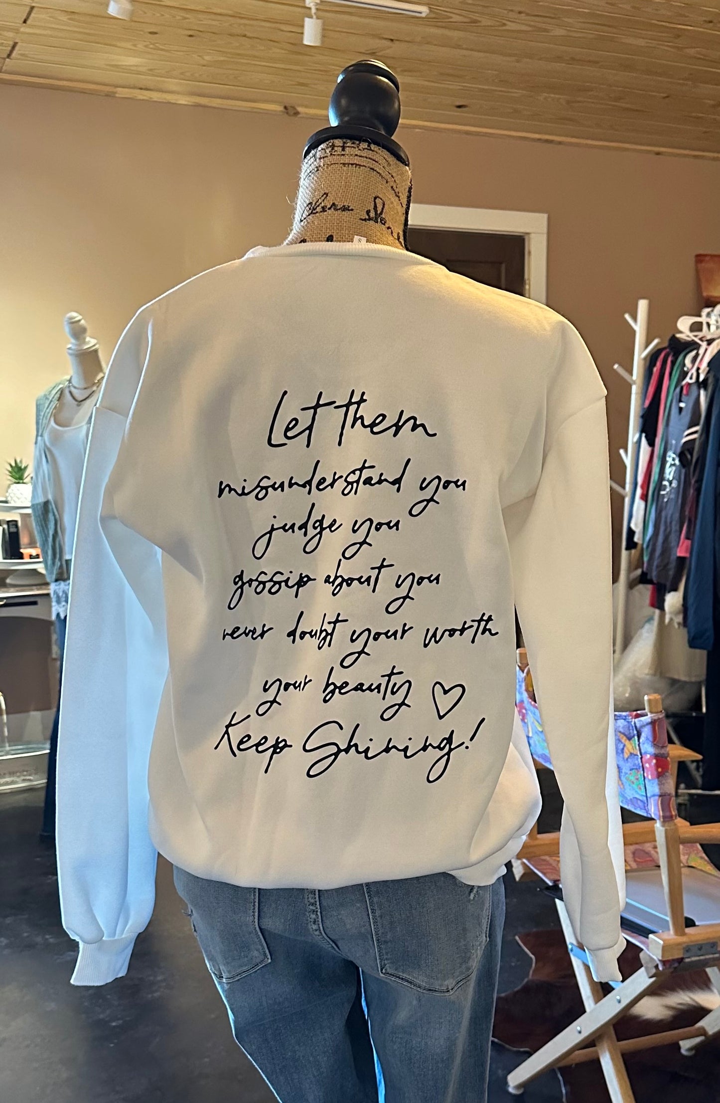 Sweatshirt, "Let Them"
