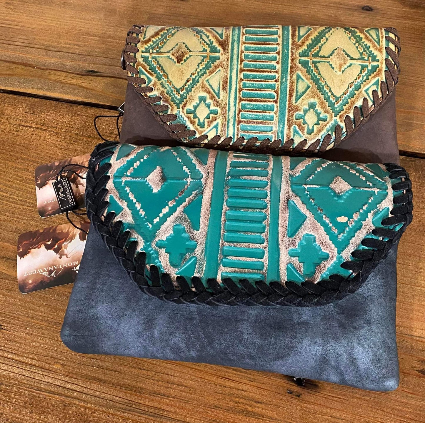 Aztec Leather Handbag