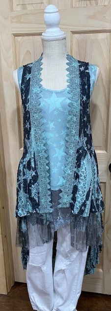 Lace Vest/Duster