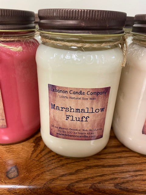 Marshmallow Fluff Candle