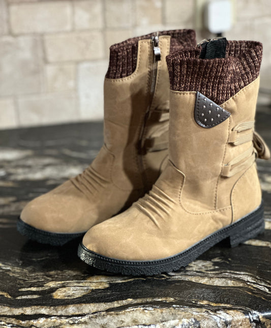 Women Mid Calf Boot