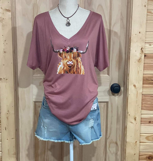 HIGHLAND COW SS SHIRT