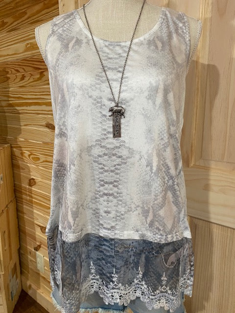 Lace Tank IV
