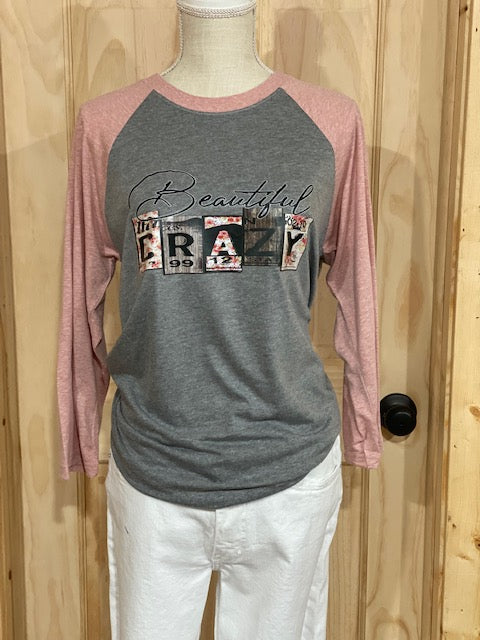 CRAZY BEAUTIFUL BASEBALL TEE