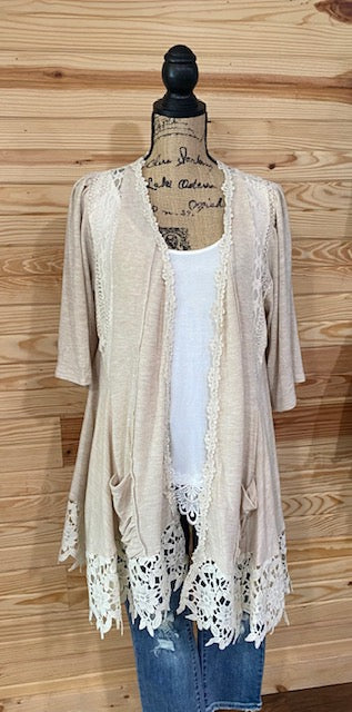 Light weight lace cardigan