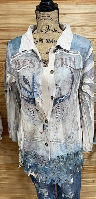 Western Suede Jacket