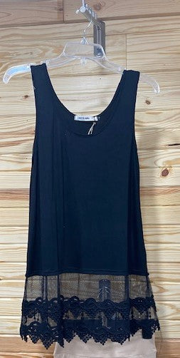 Lace Tank BK