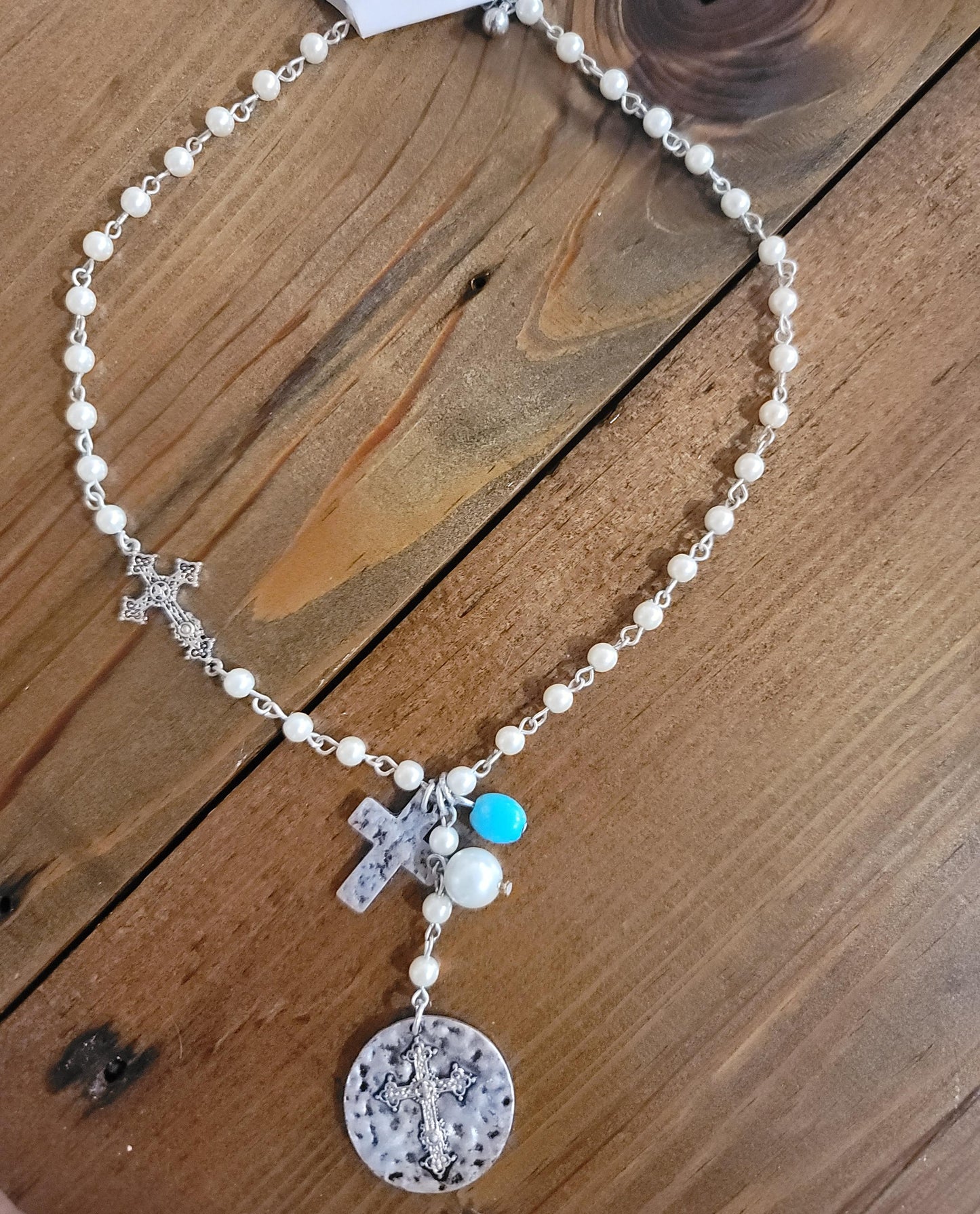 Turquois Cross Necklace